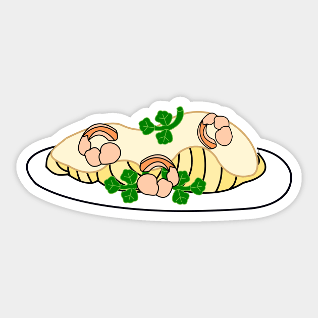 Shrimp Scampi Sticker by traditionation